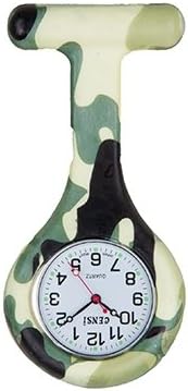 Camouflage Army Analogue Silicone Fob Watch