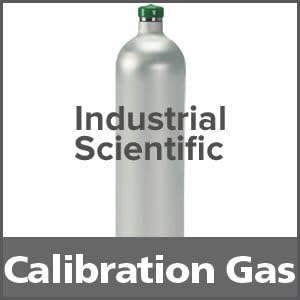 Industrial Scientific 1810-9156 Equivalent Calibration Gas: 2.5% vol. Methane, 18% Oxygen, 100 ppm Carbon Monoxide, 25 ppm Hydrogen Sulfide, Balance Nitrogen