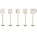 Wooden Table Numbers 1-30 Wedding Decor Centerpieces Thick Heavy Duty Tall Natural Signs Holder Vintage Decorations For Reception Cafe Restaurant Hotel Party Home Birthday Anniversary Banquet Catering