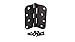 (Pack of 6) kesler 4 Inch Oil-Rubbed Bronze Door Hinges with 5/8" Radius Corners primary