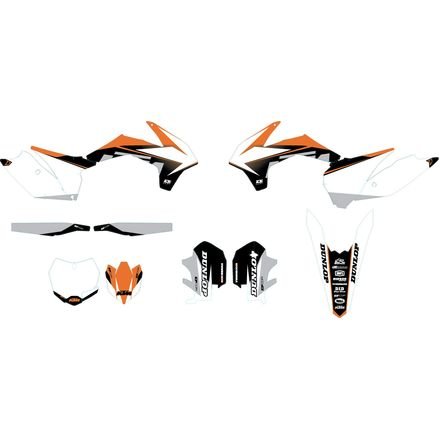 D'cor Visuals 20-30-205 Raceline Complete Kit (White), 1 Pack