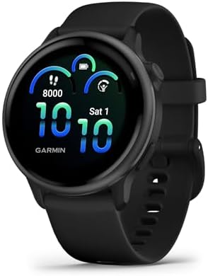 Garmin vívoactive® 6, Health and Fitness GPS Smartwatch, AMOLED Display, Up to 11 Days of Battery, Slate with Black Band