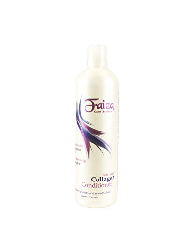 Faiza Collagen Vitamin E Conditioner For Dry Hair 16 Oz Natural