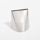 Silver Cake Icer Tips Large Decorating Icing Tips, Crumb Coat Piping Tips for Cake Decorating, Decorating Tools, Icing and Pi