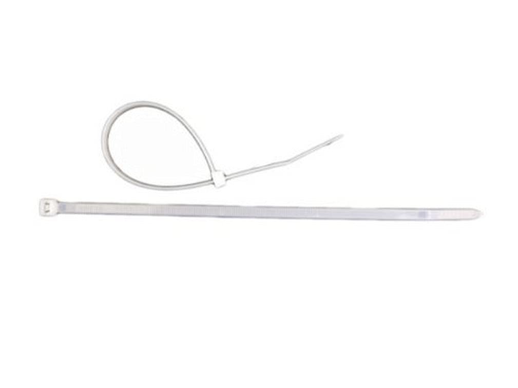 Electraline 60765 Set of 20 Cable Ties Transparent