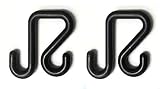 242-STNB Bucket Hooks for 2" Aerial-Bucket Lip, Two (2) Hooks Included