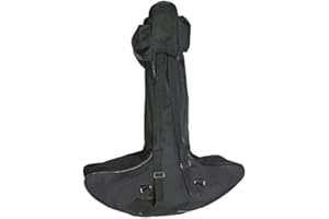 asdfs Lightweight Canvas T-Type Case Hunting Crossbow Bag, black