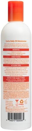 Cantu Daily Oil Moisturizer 384ml Shea Butter Hair Hydration Leave In view 2