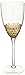 Fitz and Floyd Daphne Red Wine Glasses (Set of 4), Gold