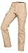 LAPG Women's Gear Stretch Tactical Pants, Low Rise, Slim Fit, 7-Pocket Durable Flex Cargo Outdoor, Hiking & Work Pants, Khaki, 14 Regular
