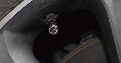 image for DEFTEN Carbon Fiber Sports Style Car Tire Wheel Valve stem caps Fit fo