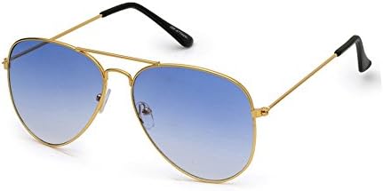 Silver Kartz Unisex Aviator Sunglass (Black, Free Size)