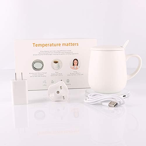RTMAXCO Coffee Mug Warmer, Warmer Mugs, Cup Warmer, Keeps Coffee and Tea Warm for Office and Home Heated Coffee Mug - Image 4