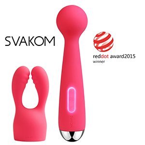 SVAKOM Mini Emma wiederaufladbar Silikon Vibrator Sexspielzeug mit 6 Vibrationsmodi für Frauen und Paare