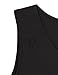 Laksmi Womens Sleeveless Tunic,Solid Color V Neck A Line Handkerchief Hem Tank Top