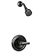 Peerless Single-Handle Shower Faucet Trim Kit with Single-Spray Touch-Clean Shower Head, Oil-Rubbed Bronze PTT188740-OB (Valve Not Included)