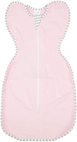 New Infant Baby Cotton Swaddle Sleeping Sack Blanket with Arms Up Mitten Cuffs Sleep Bag(0-6Months) (72008, 3-6Month)