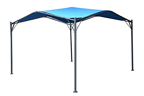 Mefo garden Gazebo Outdoor Canopy Patio Swan , 12 x 12 ft, Blue