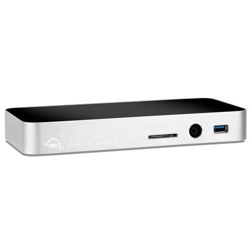 OWC 10-Port USB-C Dock (OWCTCDK10PMHSL) with Mini DisplayPort to HDMI 4K Adapter, Silver