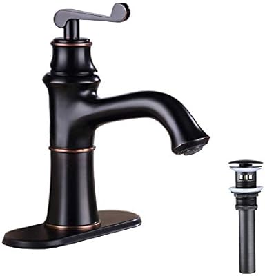 Ggstudy Oil Rubbed Bronze Bathroom Sink Vessel Faucets Single