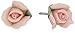 1928 Jewelry Vintage Pink Porcelain Rose Stud Earrings For Women, Handcrafted Floral Ceramic Design, Fashion Jewelry, Perfect for Weddings & Special Occasions, Made in USA
