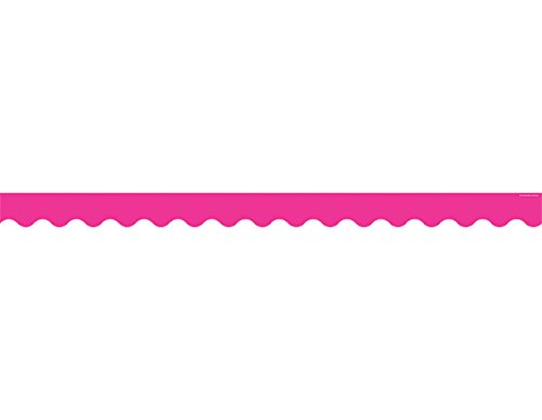 Teacher Created Resources Hot Pink Scalloped Border Trim (5582)