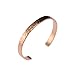 John S. Brana Hammered Copper Cuff Bracelet - Lightweight - 100% Uncoated Solid Copper