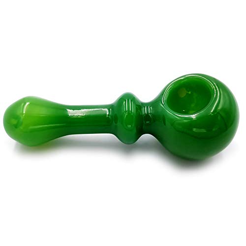 WLLP 4.3 Inch Portable Art Glass Craft Tube,Small Size and Beautiful, Heat Resistant, Short delivery time(Jade Green)