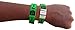 Goldistock Event Wristbands Over 21 Neon Green 500 Ct. | ¾” Arm Bands | Wrist Bands for Easy Drinking Age ID