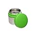 LunchBots Rounds 8oz Stainless Steel Leak-Proof Snack Container for Kids and Adults - Food Jar for Yogurt - Fruits - and Finger Foods - Eco-Friendly - Dishwasher Safe - 8oz - Green