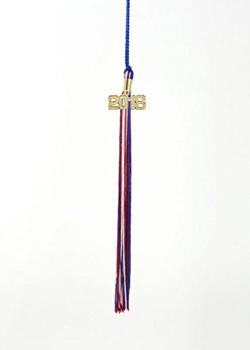 2018 RED / WHITE / BLUE COMBO GRADUATION TASSEL - TASSEL DEPOT BRAND - MADE IN USA