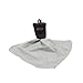 Microfiber Cloth Premium Screen Cleaner - SPUDZ 6x6 Black with Closable Bottom for Glasses, Camera Lens, Electronics, Phone, TV, Tablet