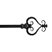 Kenney Serena Standard Decorative Window Curtain Rod, 48-84