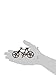 OliaDesign Bicycle Cast Metal Brain Teaser Puzzle (2 Piece)