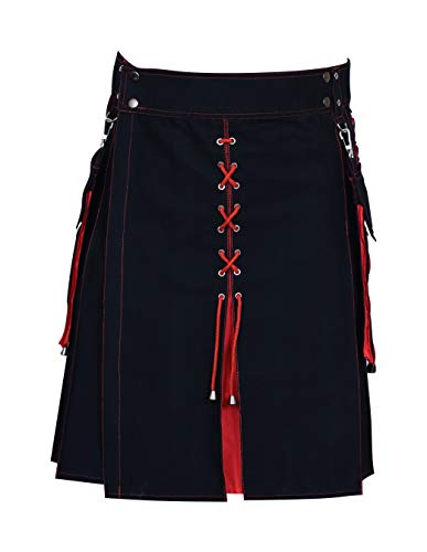 1 Utility+Kilt+Black+Hybrid+Mens