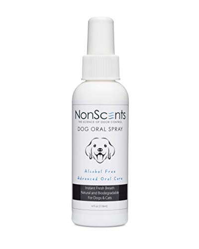 Dog Breath Freshener Spray - Eliminate Bad Breath - 100% Natural, Veterinarian Approved for Plaque, Tartar & Gum Disease Without Brushing Teeth