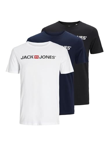 JJECORP Logo Tee SS Crew Neck 3PK MP