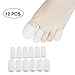 12PCS Toe Protectors, Toe Caps, Breathable Silicone Gel Big Toe Sleeves for Ingrown Toenail, Toenail Loss - Callus & Blister Prevention Toe Covers