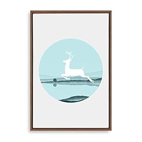 signwin Framed Canvas Wall Art Circular Pattern Canvas...