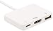 Amazon Basics USB 3.1 Type-C HDMI Multiport Adapter, White