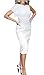 REPHYLLIS Women Elegant Sleeveless Working Cocktail Casual Party Pencil Dress