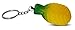 Novel Merk Yellow Pineapple 12-Piece Fruit Keychains for Kids Party Favors & School Carnival Prizes