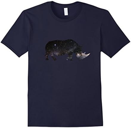 Men's Trendy Sapce Rhino T-Shirt / Shirt Mens &amp; Womens Sizes 2XL Navy