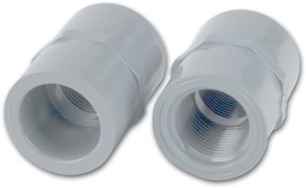 3/4" Light Gray Schedule 80 CPVC Female Adapter Threaded x Socket (Pack of 5)