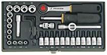 Proxxon GmbH Proxxon 23080 8014211303050 Socket Spanner Set 1/4 Inch Multi-Coloured