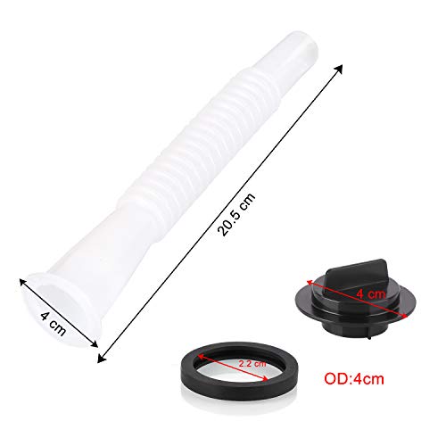 JUFOSIEN Universal Gas Can Spout Replacement Kit, Fits Most Cans, Blitz