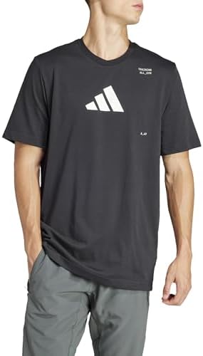 Homme AEROREADY All-Gym Category Graphic Tee, Black, S