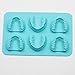 6 Cavity Silicone Smile Teeth Denture Shaped Ice Cube Tray Mold for Chocolate, Candy, Kitchen Bar Wine Gadgets Tray Mold, Pink