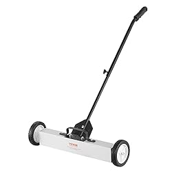 VEVOR Rolling Magnetic Sweeper with Wheels, 50Lbs