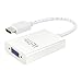 WEme Active HDMI to VGA Adapter 1080P Male to Female Converter with Micro USB Power Port for PC/TV/Laptop/Notebook/HD DVD in White
